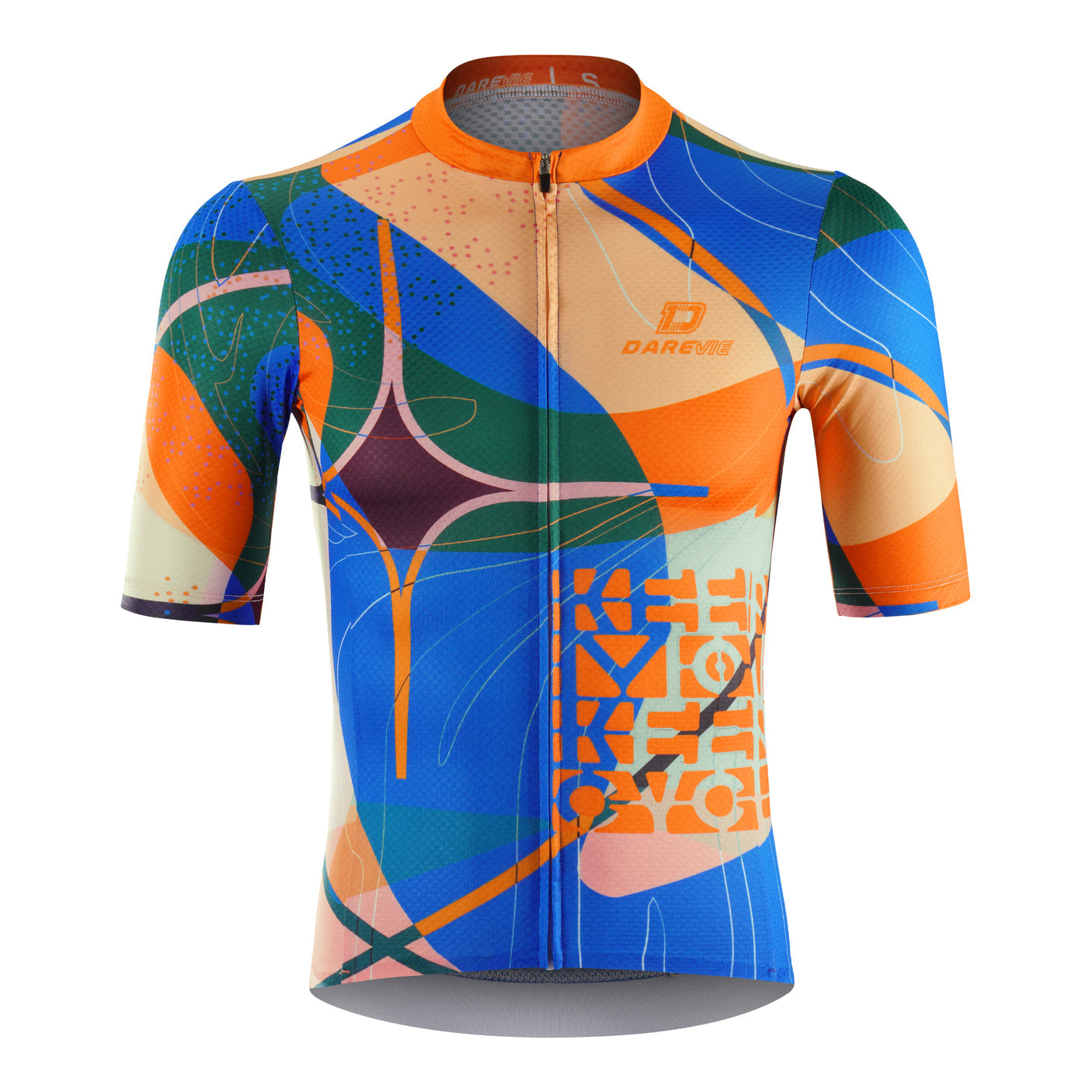 Monument Jersey Azul con Naranja