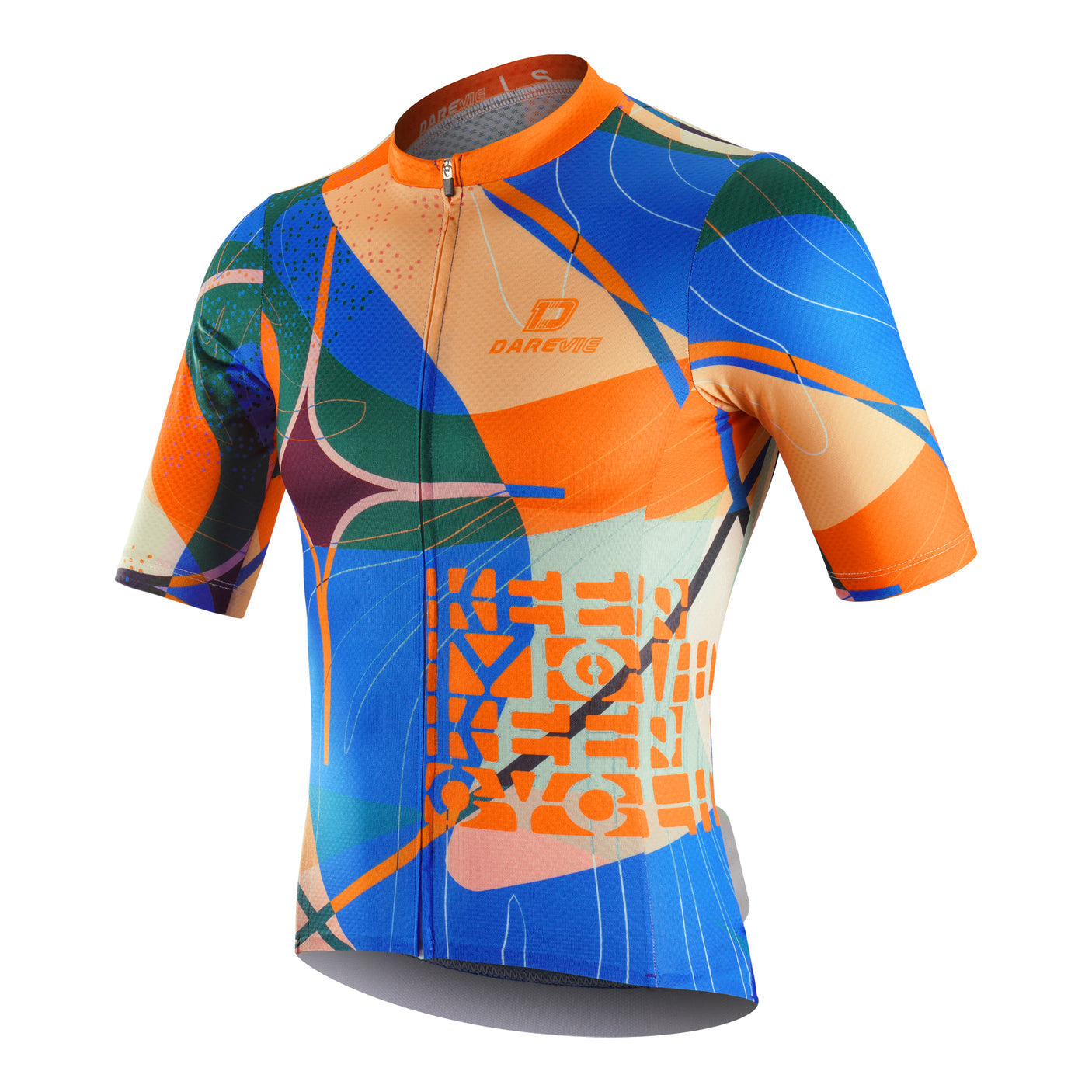 Monument Jersey Azul con Naranja