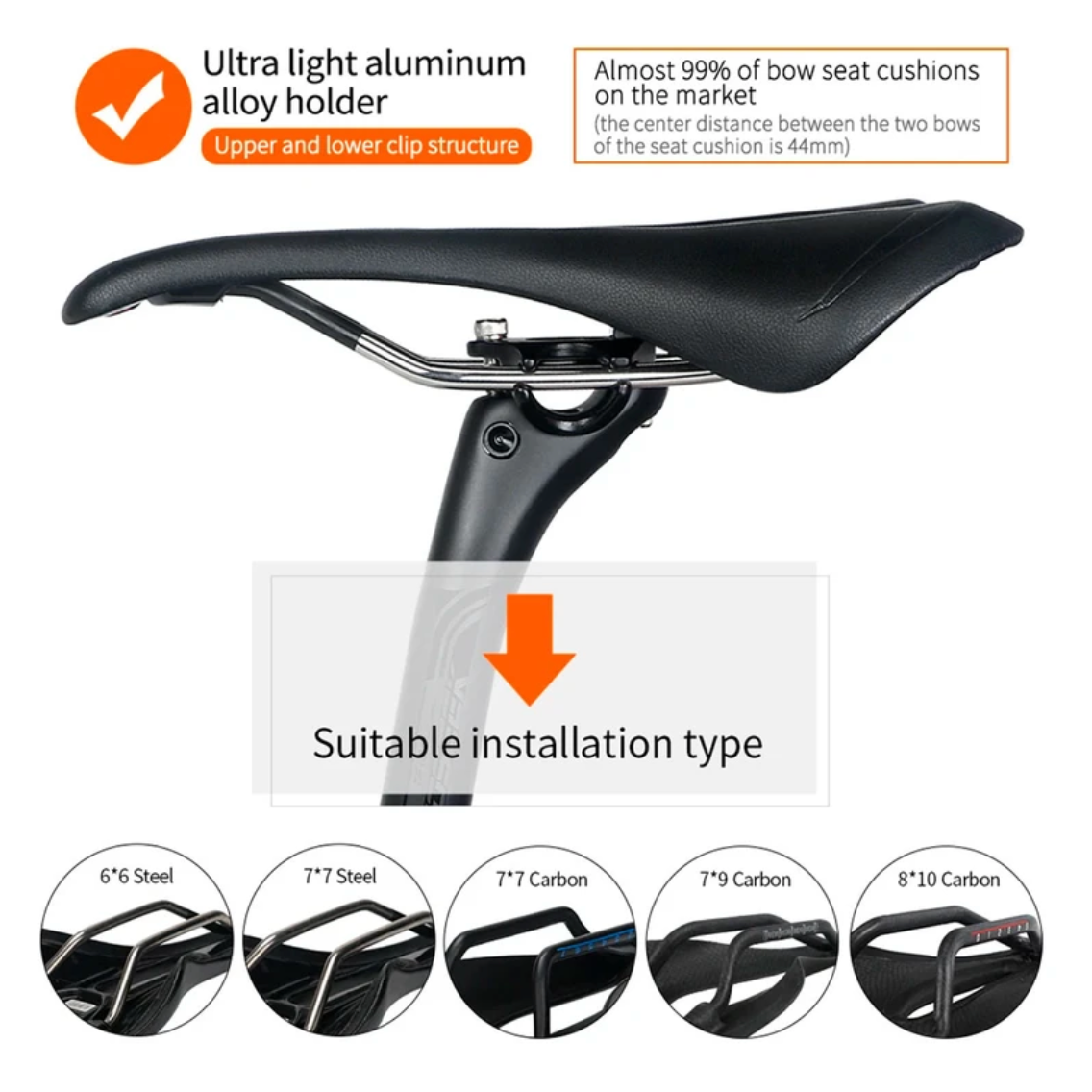 Tubo de carbono para asiento