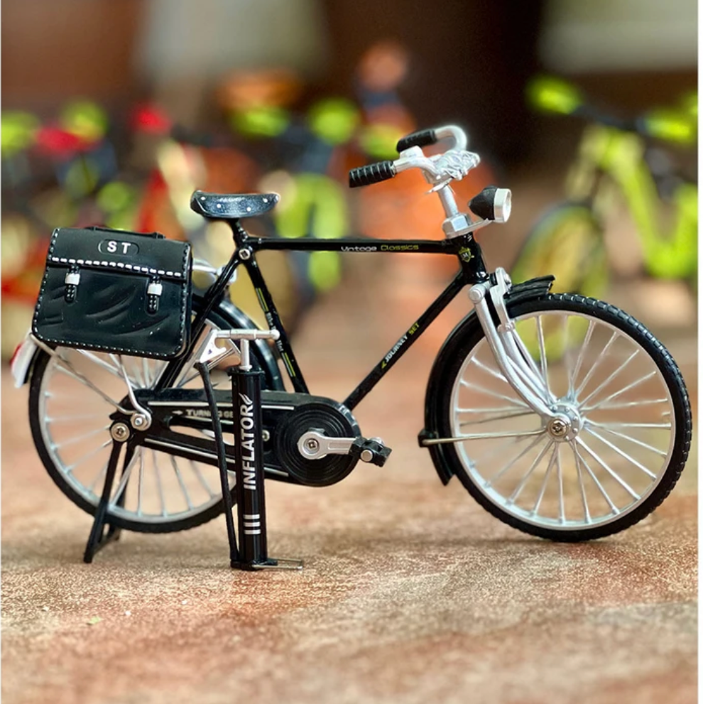 Bicicleta a Escala Modelo 4 Antigua Negra