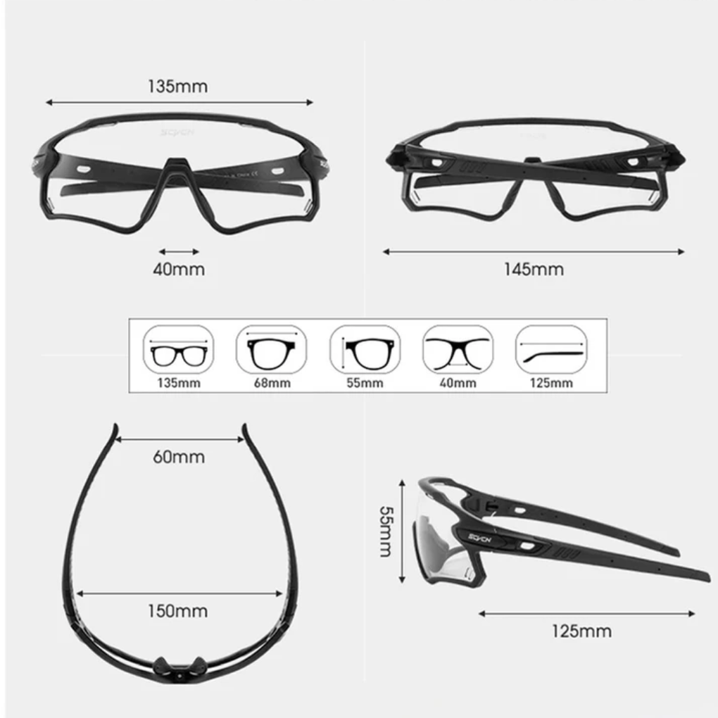Lentes Color Tornasol Marco Blanco