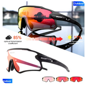 Lentes Color Tornasol Marco Negro