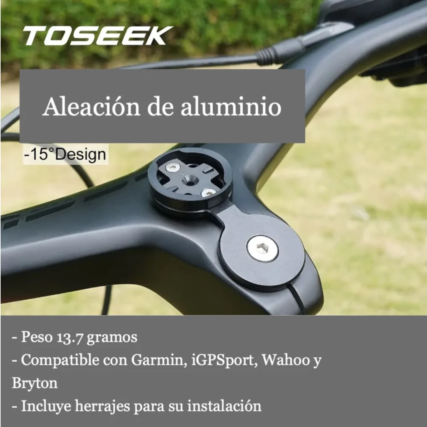 Soporte Para Ciclocomputador Tipo Garmin