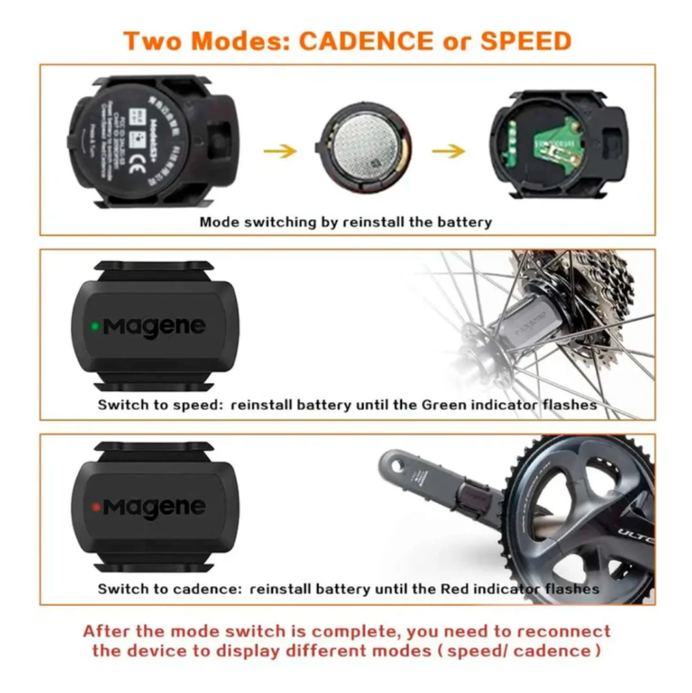 Sensor Multifuncional Cadencia - Velocidad