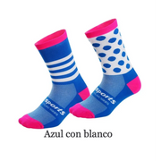 Calcetas para deporte Azul con Blanco