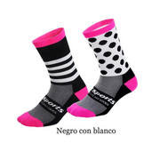 Calcetas para deporte Negro con Blanco