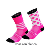 Calcetas para deporte Rosa con Blanco