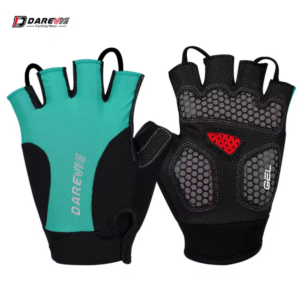 Guantes Darevie Sin Dedos Verde Menta