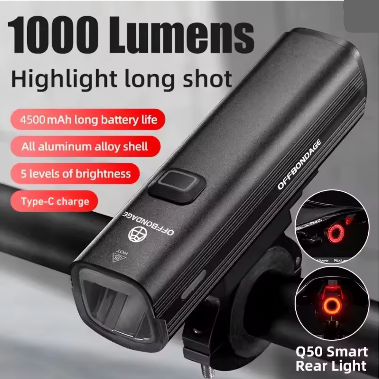 Lámpara 1000 lúmenes