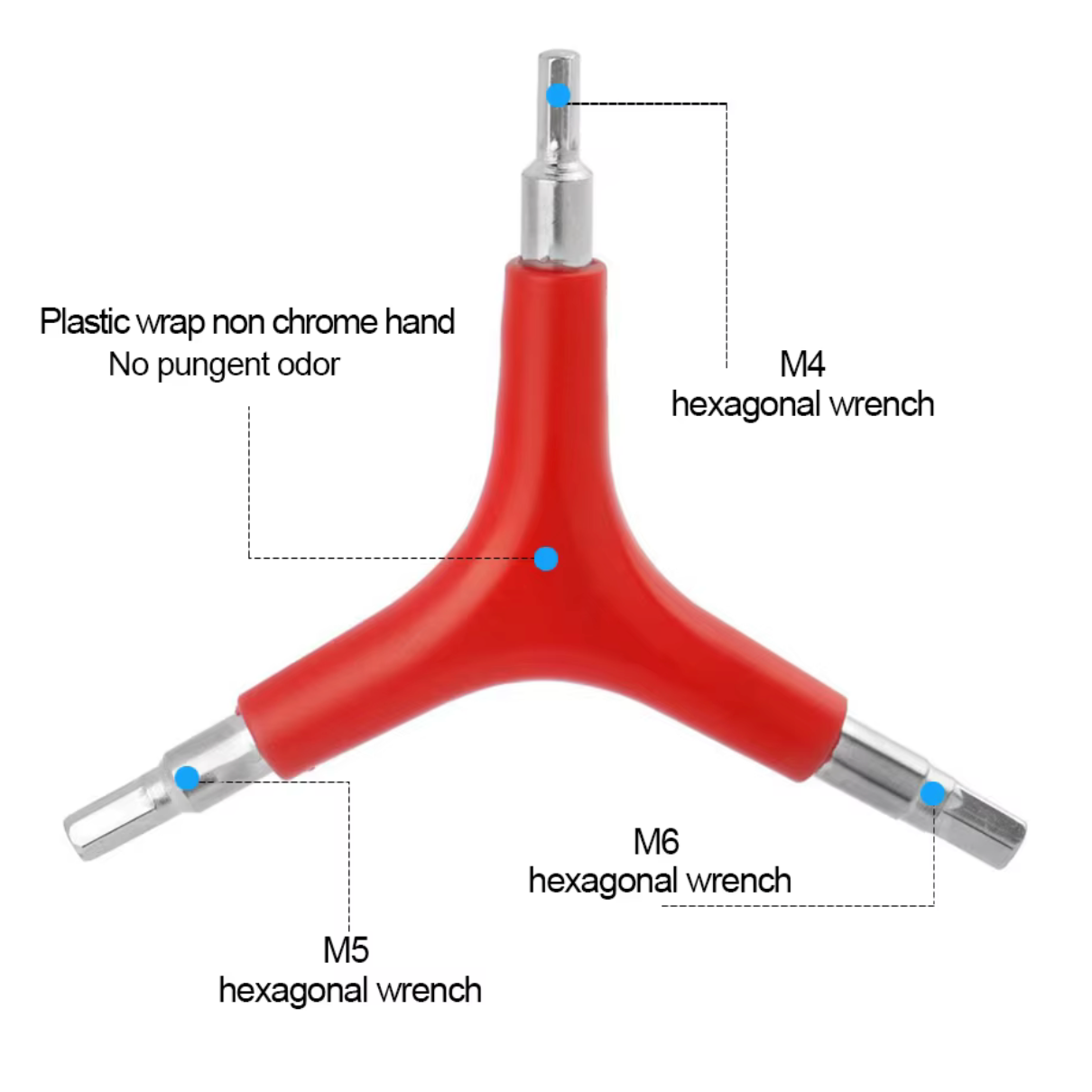 Llave hexagonal tipo Y
