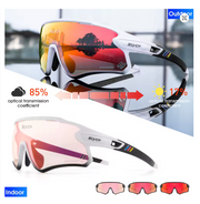 Lentes Color Tornasol Marco Blanco